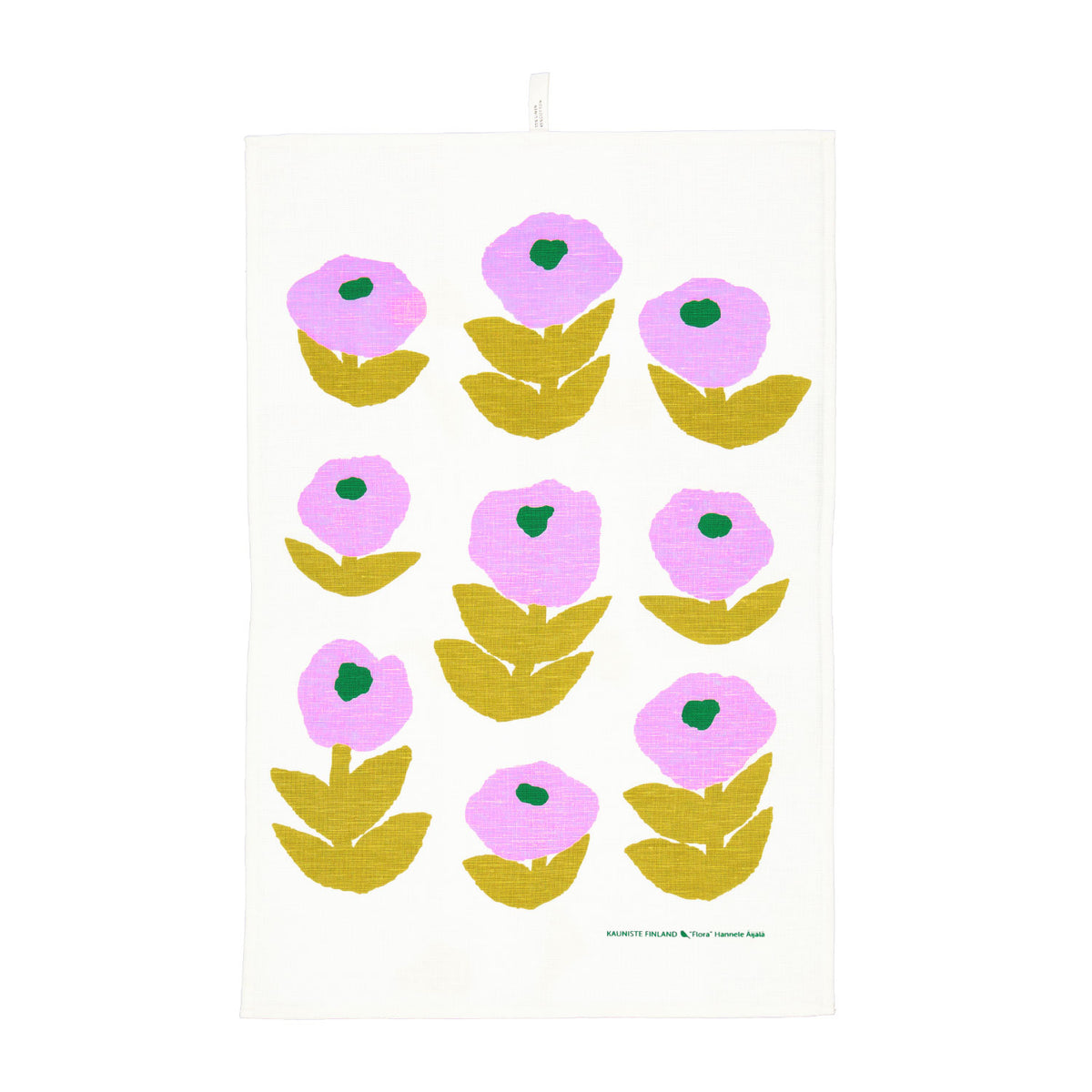 Flora Pink Kitchen Towel