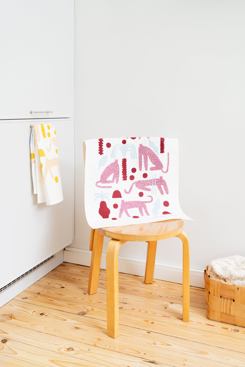 Safari Yellow Kitchen Towel
