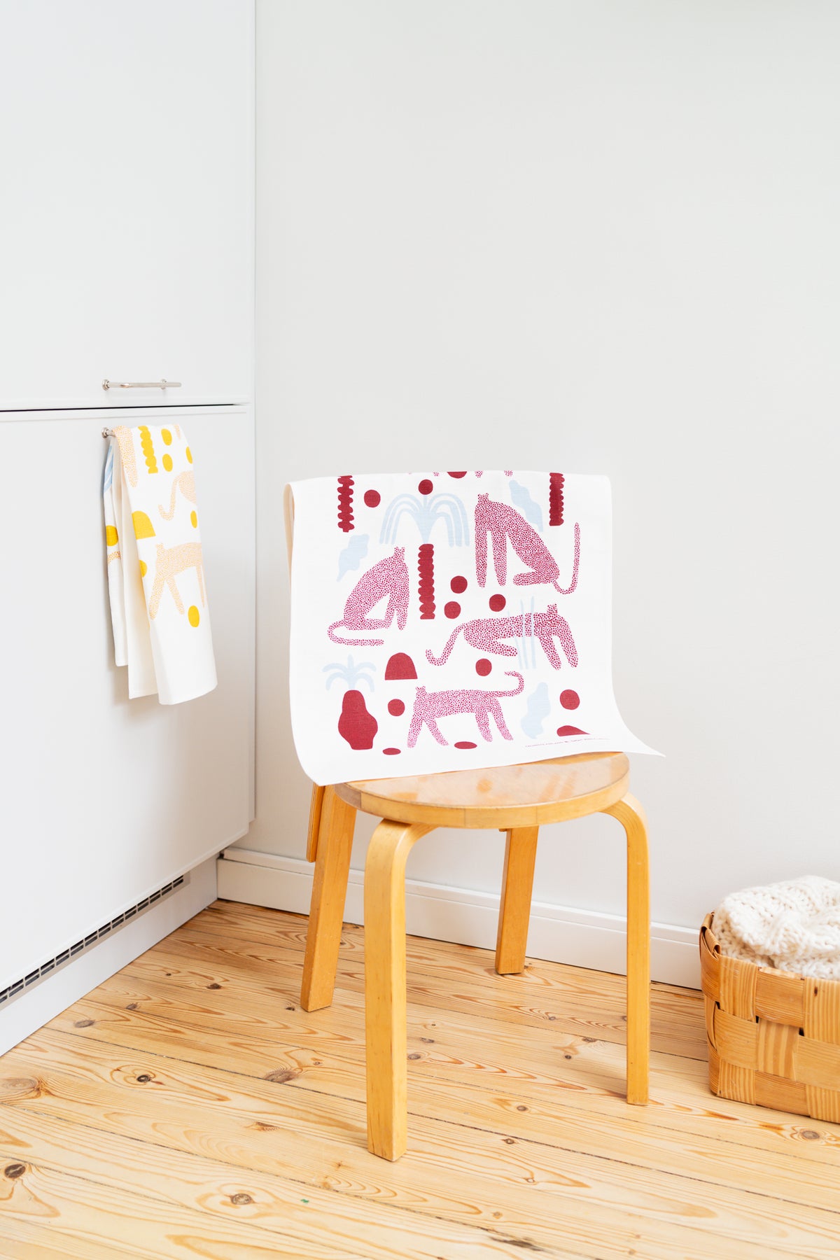 Safari Yellow Kitchen Towel
