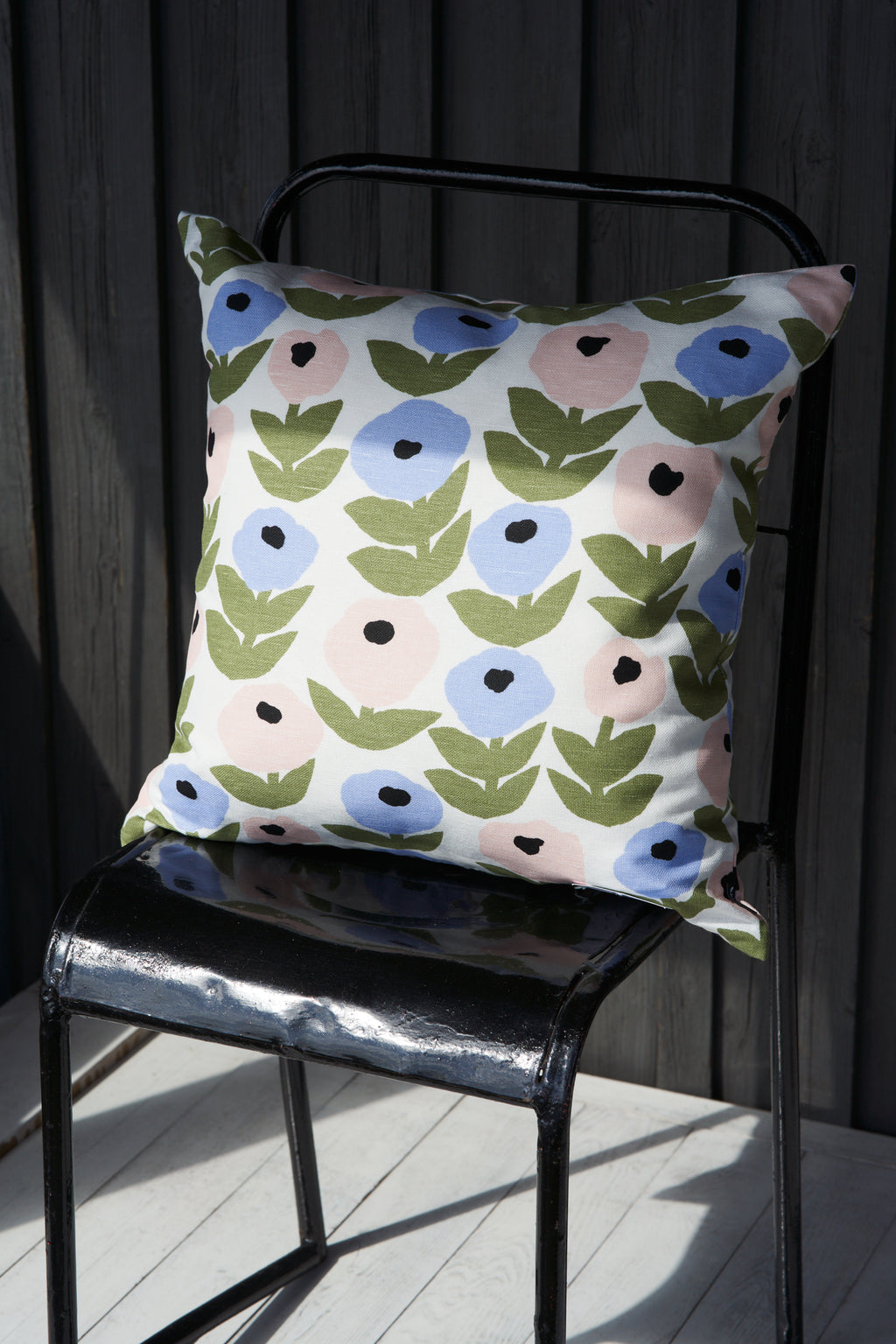 Flora Blue Cushion Cover