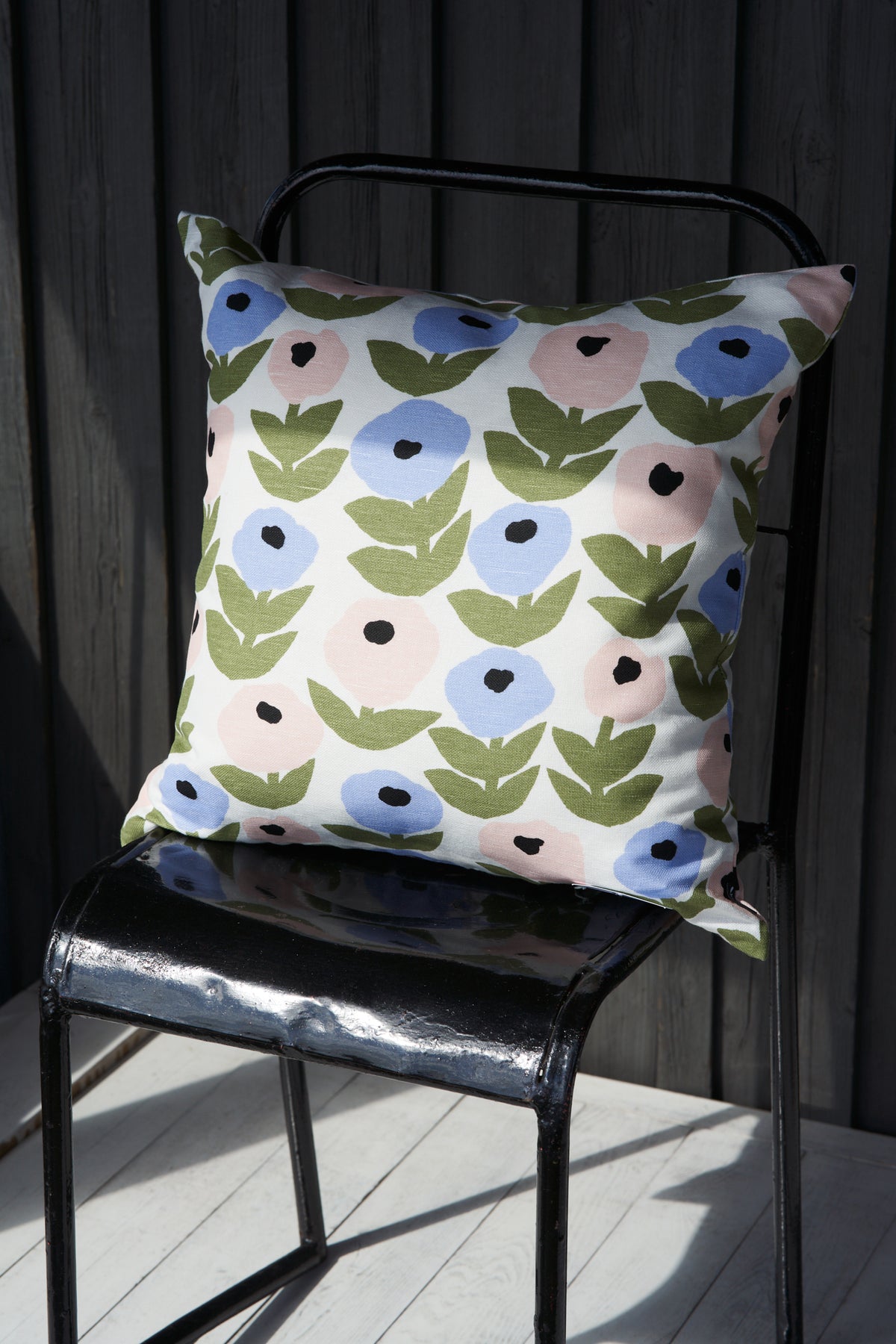 Flora Blue Cushion Cover