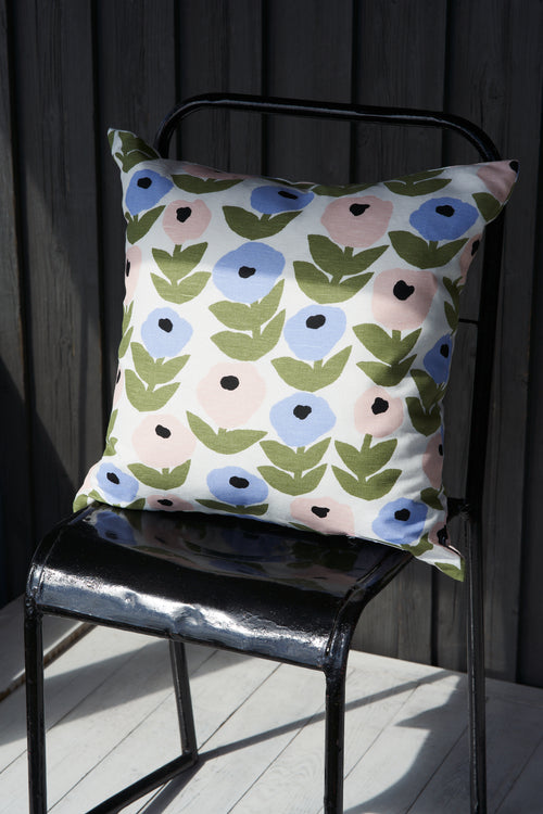 Flora Blue Cushion Cover