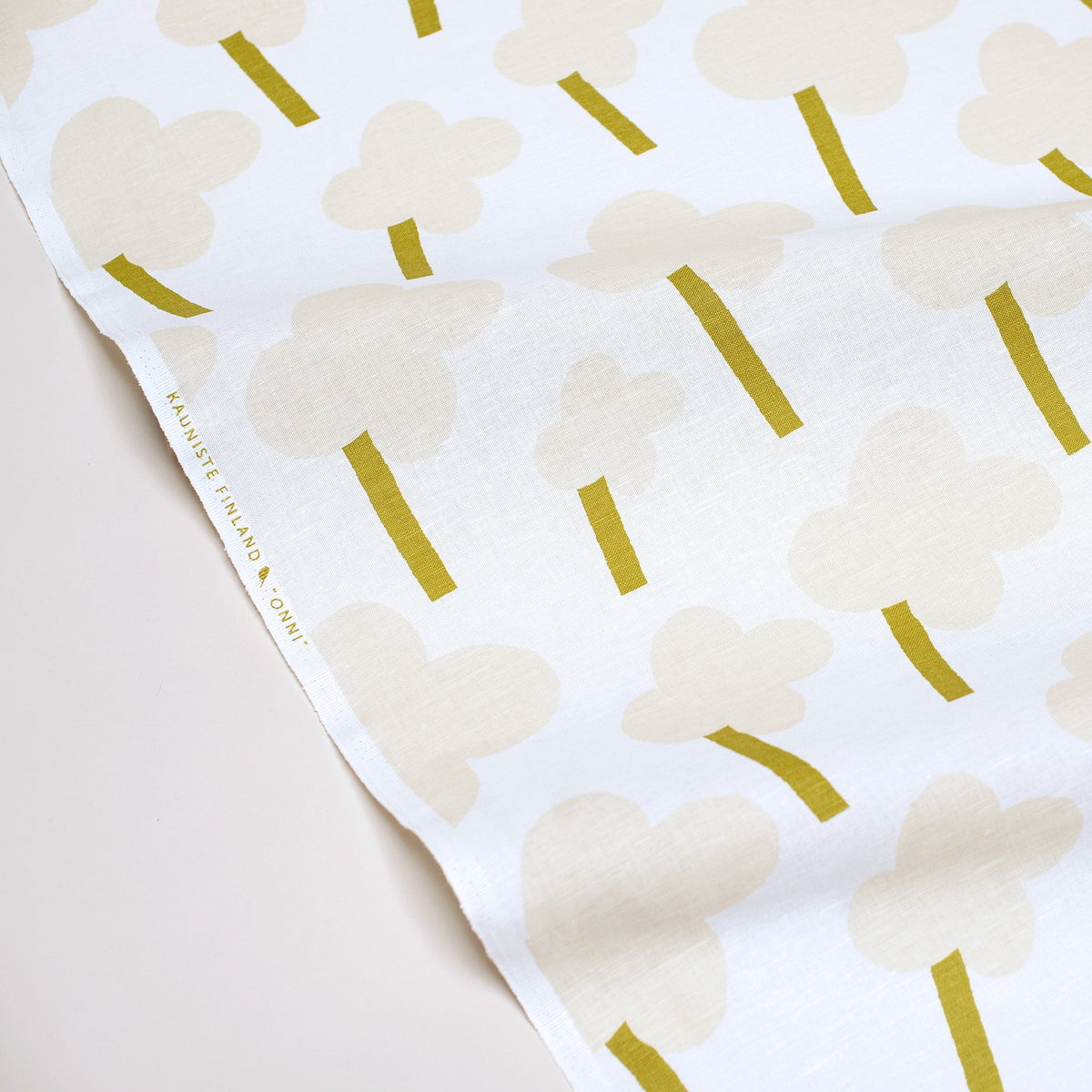 Onni Grey Linen Fabric
