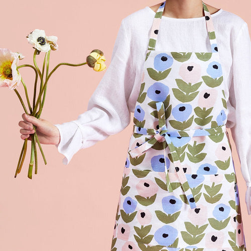 Flora Blue Apron