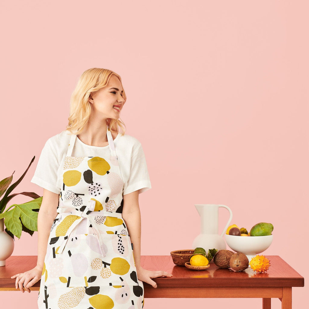 Tutti Frutti Olive Green Apron