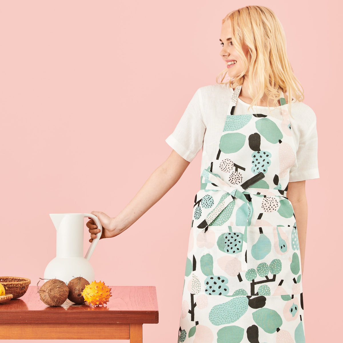Tutti Frutti Light Green Apron