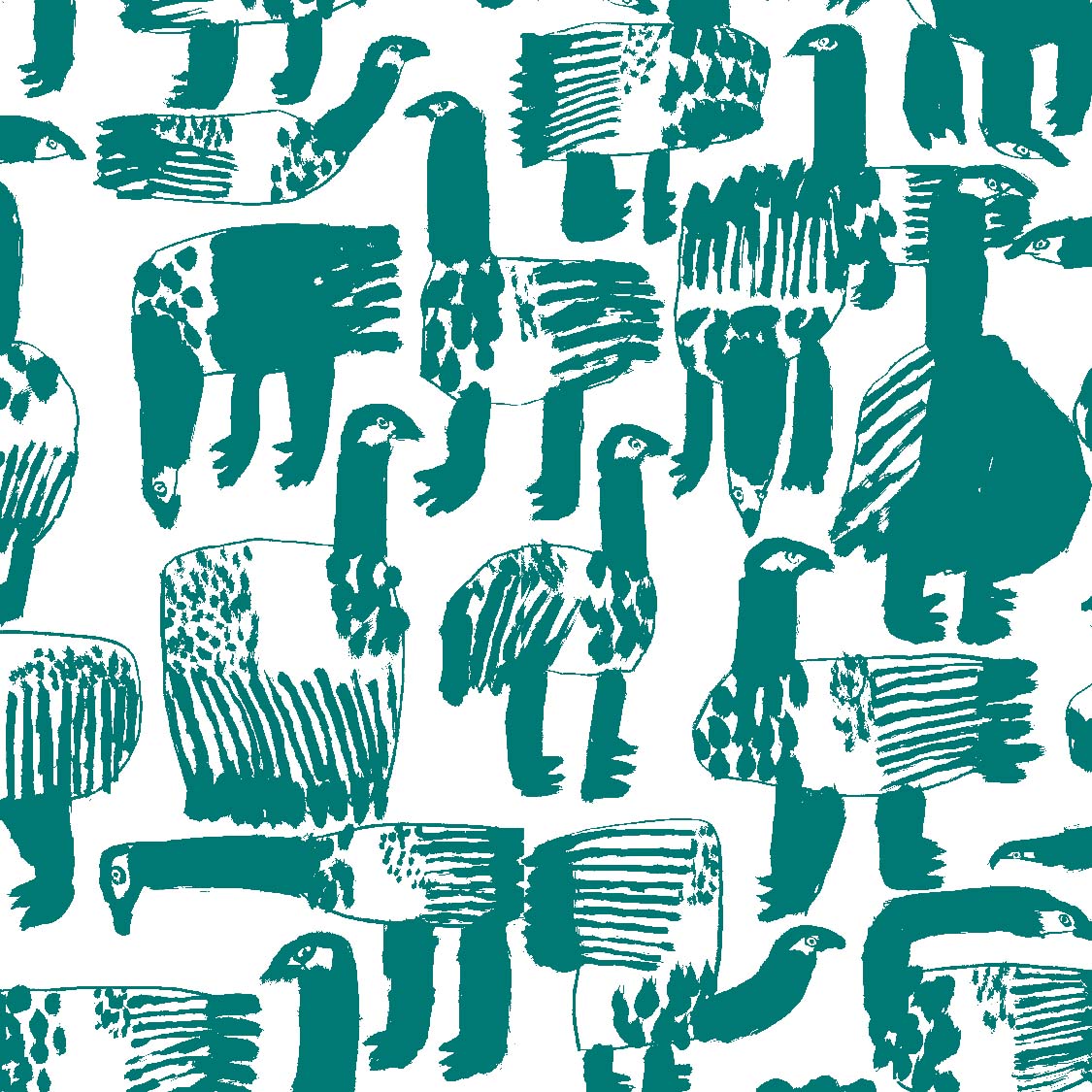 Lauttasaari Green Linen Fabric