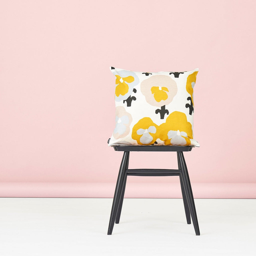 Orvokki Yellow Cushion Cover