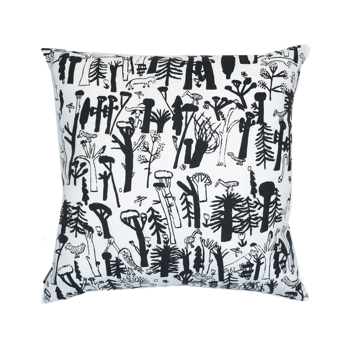 Woodlands Black Cushion Cover