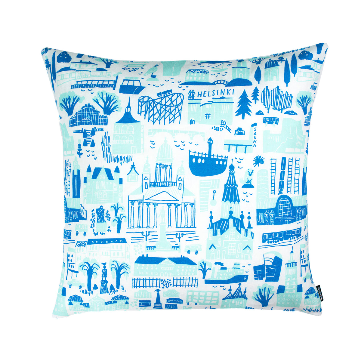 Helsinki Blue Cushion Cover