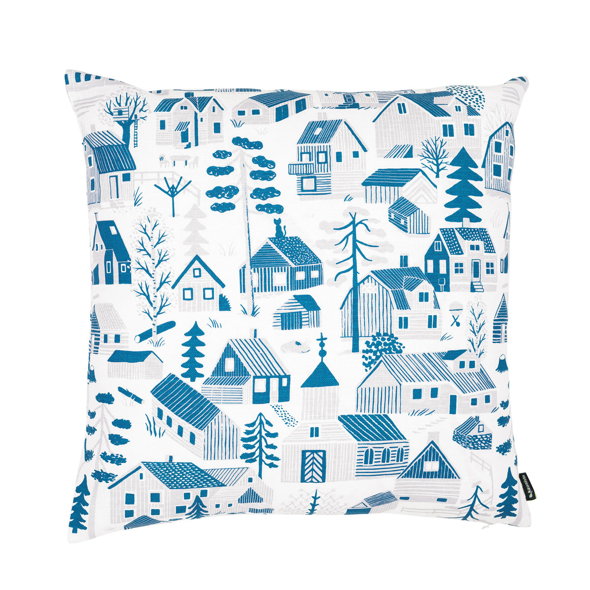 Mökkilä Blue Cushion Cover