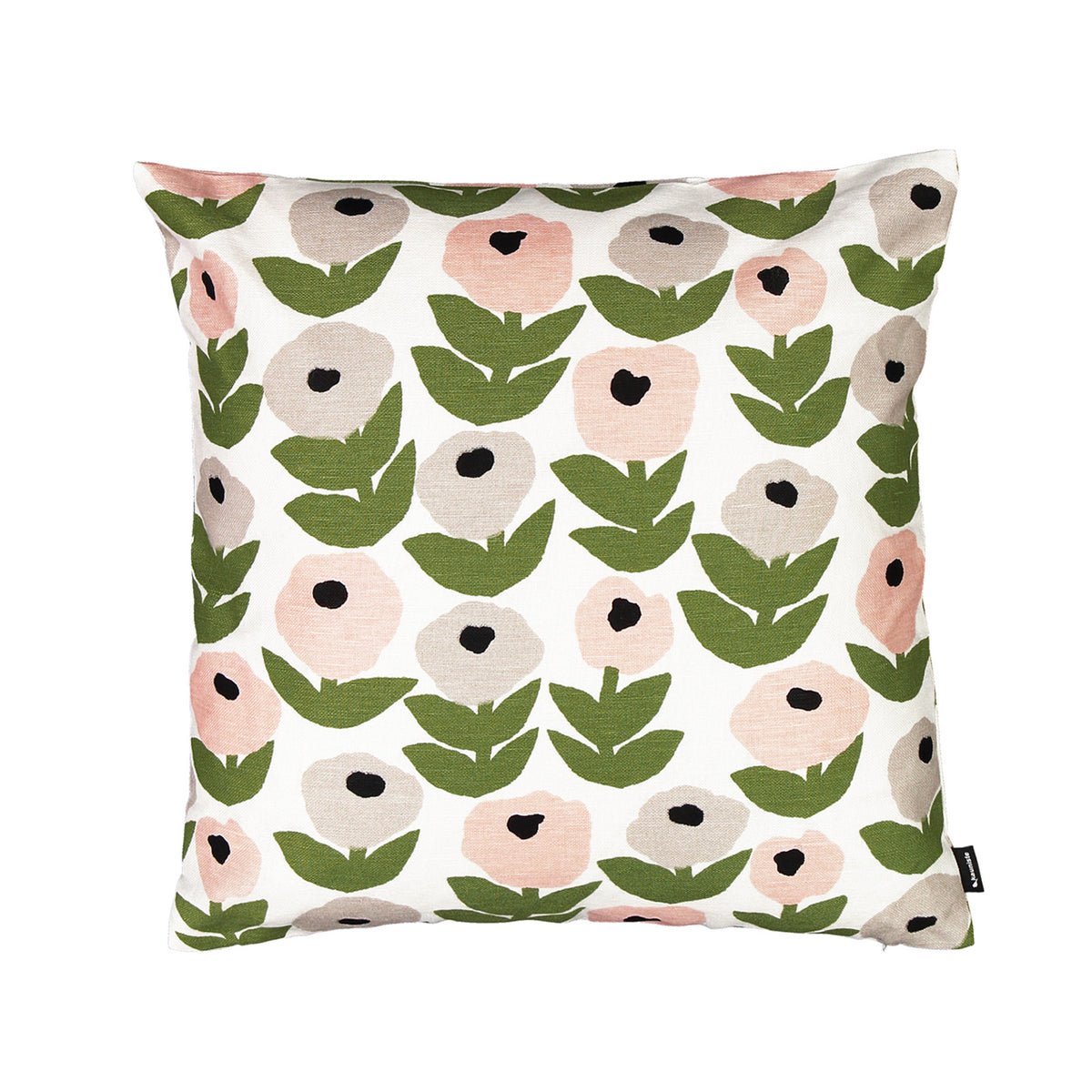 Flora Grey Cushion Cover