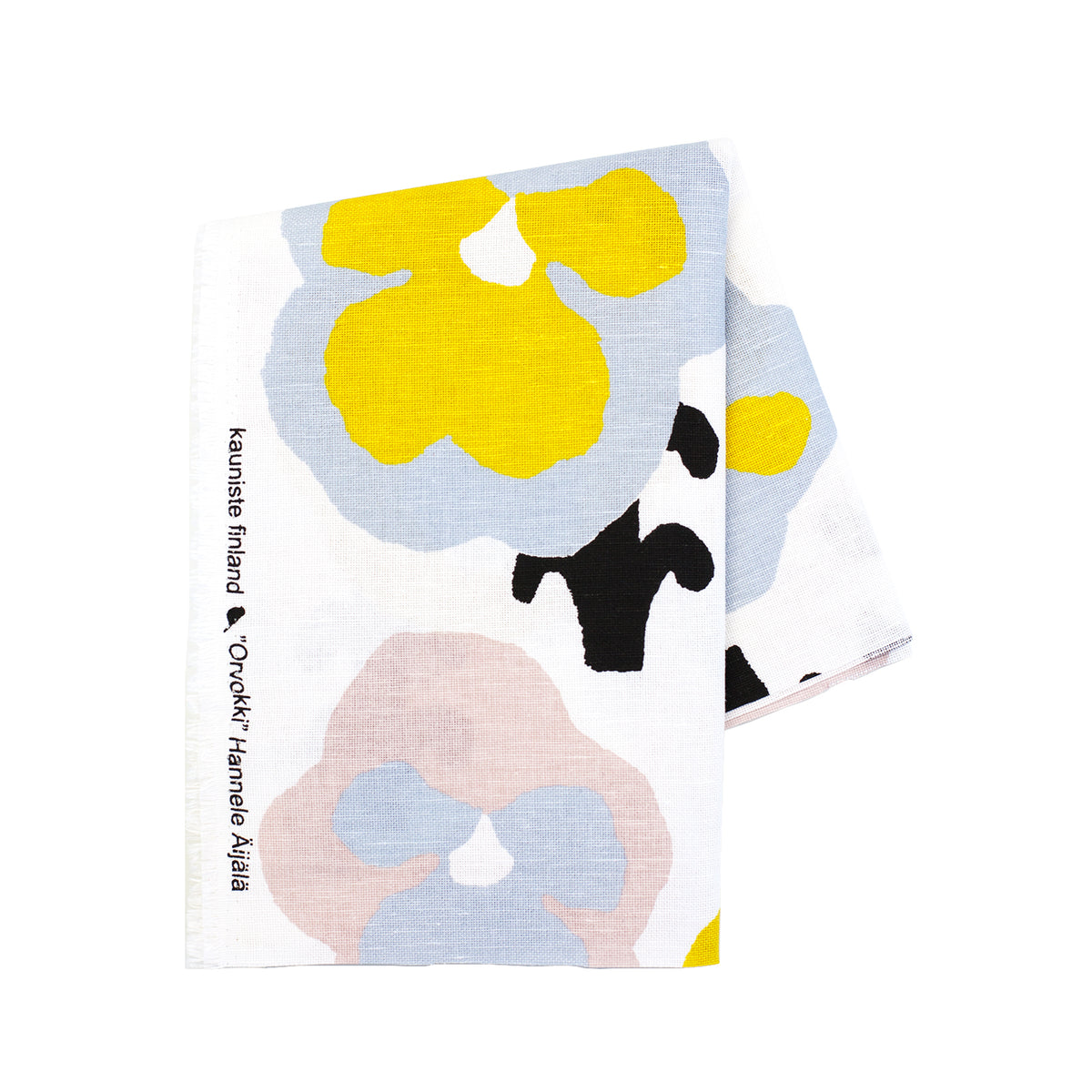 Orvokki Yellow Cotton Fabric
